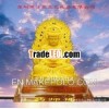 Buddha--golden-filled Fabric Gold Placer-Pure gold plating-pure gilt-gold artistic present-handicraf