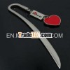heart shape metal bookmark