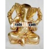 Sitting Lord Ganesh Metal Sculpture