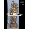 BRASS KRISHNA STATUE