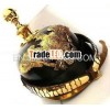 pickelhaube Helmets/ German Helmet / military Dragoon helmet with Round spike