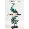 Peacock Christmas Tree Ornament Bird Holiday Decoration New