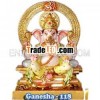 White Marble god Ganesha ji handicraft painted Ganesh Ji sculpture new