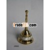 Brass Bell with Mother of Pearl Mosaic and Mirror polish