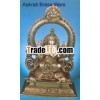 Brass statue ganesha with frame