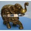 Metal Elephant Figurine Statue