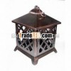 OL0065-ST0 Brushed Bronze Solar Candle Lantern