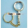 magnifying glass keychain/Magnifier Keychain/nautical brass keychain/souvenir keychain