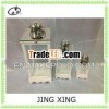 Wooden lantern with stainless steel handle