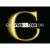 good quality painted gold decorative wooden letters