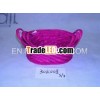 wooden basket with handle 30K008