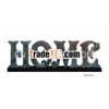 Shabby Table Top HOME Decorative Wooden Letter