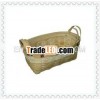 handmade antique wooden apple basket
