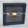 MDF antique blue decorative shadow box(PW005k)