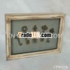 MDF rectangle key shadow box wall frame(PW010k)