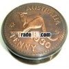 Australian penny compass 1930, gift compass,  nautical gift compass13142