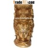 Hindu Deities Shiva Parvati India Brass Carving Arts Handicraft Home Decor
