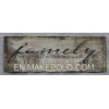 wooden sign with beautiful word and flower printings