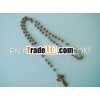 wooden bead rosary