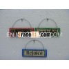 GOOD SALE 5''L Christmas Small Wooden Wall Plaque w/Burlap,  3 Styles
