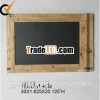 solid wall wooden blackboard