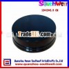 Round Wood Base of Piano Color Finish