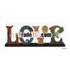 Vintage Tabel Decorative Wooden Letter