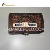 colorful antique wooden art case