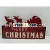 Good Sale 13''L Xmas Wooden Box Red Case,  4 Styles