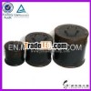 small round antique wood box