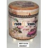leather foot stools