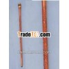 Corved wooden walking stick
