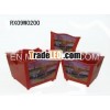 Christmas wooden container with handle