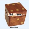 Ludo Wood Dice Box