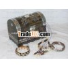 Hand carved wood box, box wood carving Chest,  Toy Chest