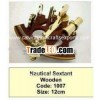 Nautical craft / Wood nautical sextant