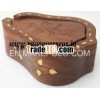 Wooden Papaya shape Coaster