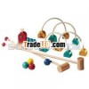 wooden croquet balls