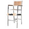 Stainless steel furniture outdoor long chair