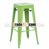 replica power coated tolix H60 metal stackable stools