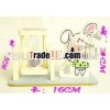 2013 hot sale cartoon Wooden crafts music boxes with sandglass