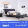 NEW design chesterfield leather sofa bed G921