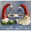 Polyresin Christmas santa T-light holder