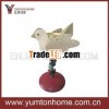 Metal decorative bird candle holder
