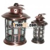 OL0088-ST0 Small Round Bronze Effect Chinese Candle Lantern