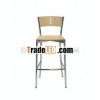 white bentwood bar stool