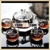 Clear Crystal Teapot For Hotel Decoration