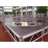 display stage, plywood stage