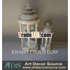 Wooden White Lantern