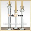 Elegant Clear Crystal Pillar Candle Holders For Wedding Decoration